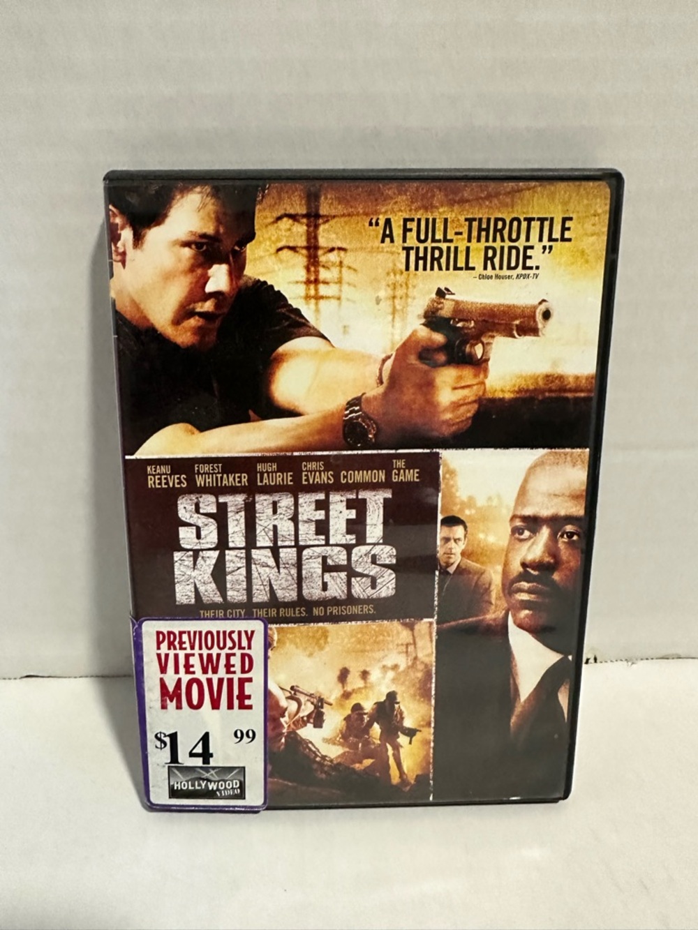 Street Kings DVD Movie - Black and Gold Cover